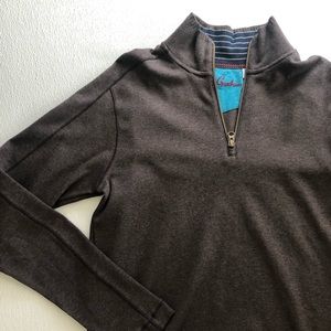 Robert Graham 1/2 Zip Pullover Mens size Small